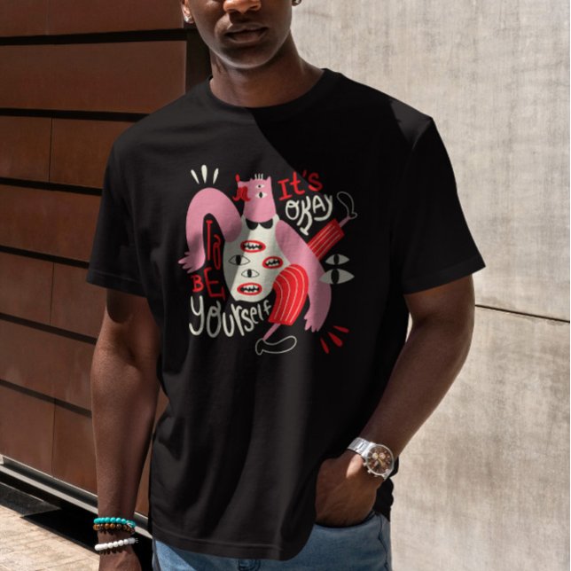 T-shirt Soyez votre créature Abstraite (Créateur téléchargé)