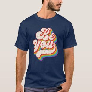 T-shirt Soyez vous Retro Pride Rainbow LGBTQ