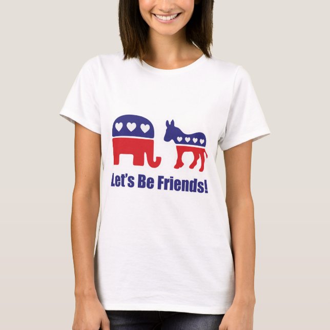 T-shirt Soyons des amis ! (Devant)