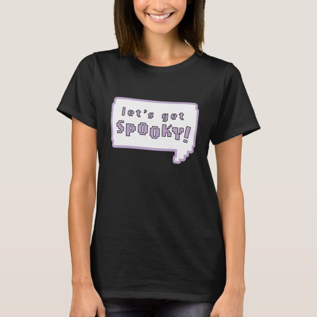 T-shirt "Soyons Éffrayants !" Pastel Goth (Devant)