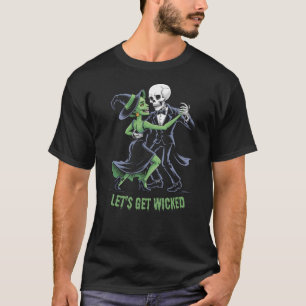 T-shirt Soyons méchants - Squelette et sorcière Tango Hall