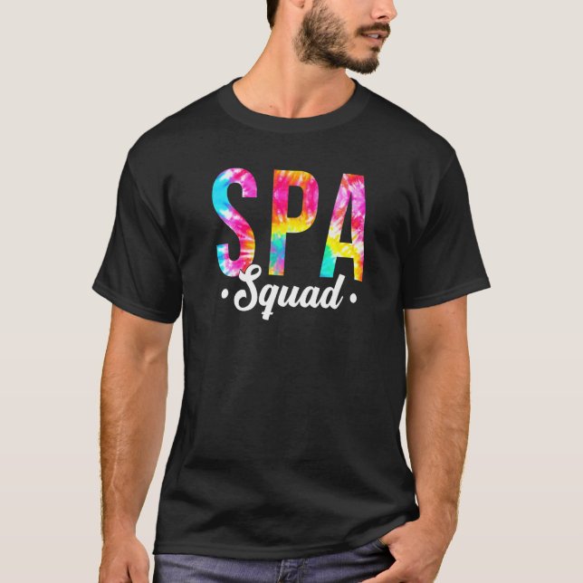 T-shirt Spa Anniversaire Squad Spa Party For Family Annive (Devant)