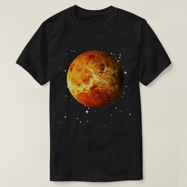 T-shirt Spa d'astronomie du système solaire Venus Planet (Design devant)