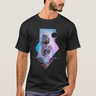 T-shirt Spa externe Vaporwave esthétique astronaute