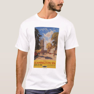 T-shirt Spa royal, affiche britannique de chemins de fer