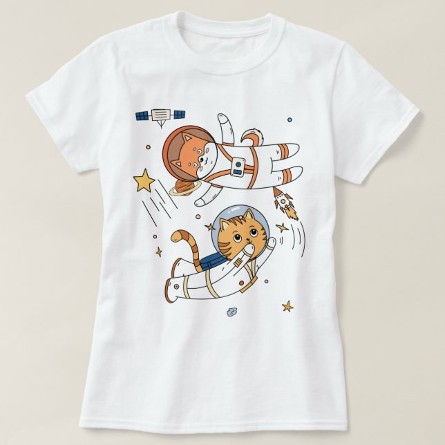 T-shirt Space Animals (Design devant)