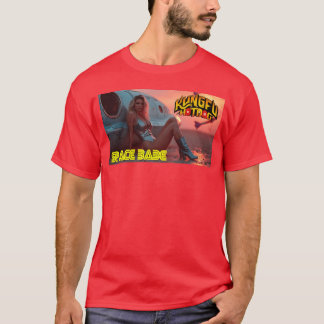 T-shirt SPACE BABE rétro