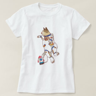 T-shirt Space Cat