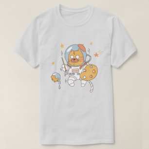 T-shirt Space Cat