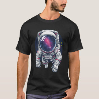 T-Shirt Space Cat Astronaute