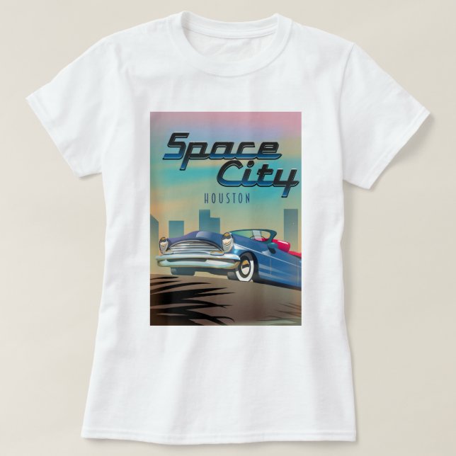 T-shirt Space City Houston (Design devant)