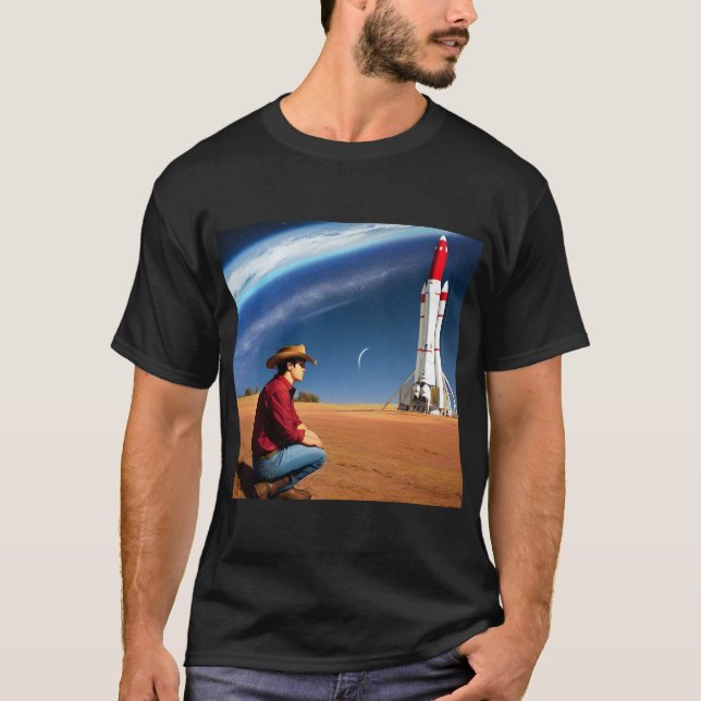 T-shirt Space Cowboy (Devant)