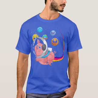T-shirt Space Cute Planètes Agritourisme Amoureux des anim