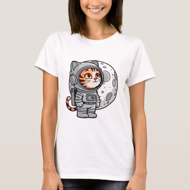 T-Shirt Space Kitten (Devant)