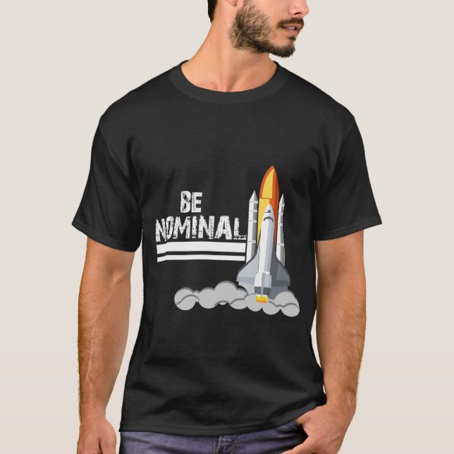 T-shirt Space Launch Design nominal (Devant)