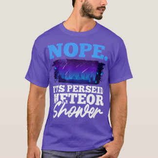 T-shirt Space Meteor Douche Space Lover Science Nerd