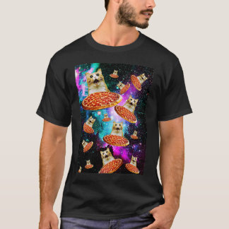 T-shirt Space Pizza Chat Astronaut Kitten Sarcasm Gala ali