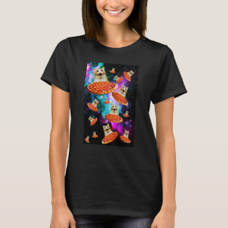 T-shirt Space Pizza Chat Astronaut Kitten Sarcasm Gala ali