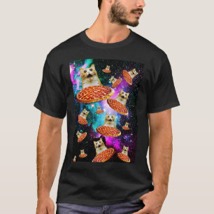 T-shirt Space Pizza Chat Astronaut Kitten Sarcasm Gala ali