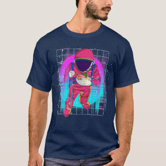 T-shirt Space Ramen Noodles Synthwave Vaporwave 90 s Art A
