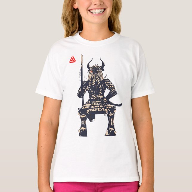 T-shirt Space Samurai Warrior (Devant)
