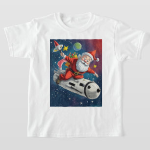 T-shirt Space Santa Claus
