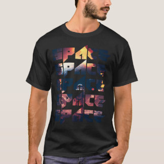 T-shirt Space Text Solar System Galactic Astro Space Enthu