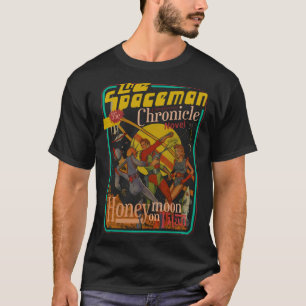 T-shirt Spaceman chroniquait le sci fi vintage