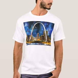 T-shirt Spacey St. Louis Skyline
