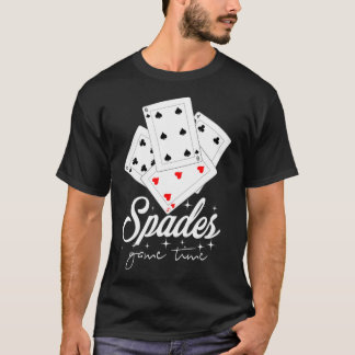 T-shirt Spades Card Game Time
