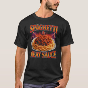 T-shirt Spaghetti Alimentation Favorite Drôle 90s bizarre 