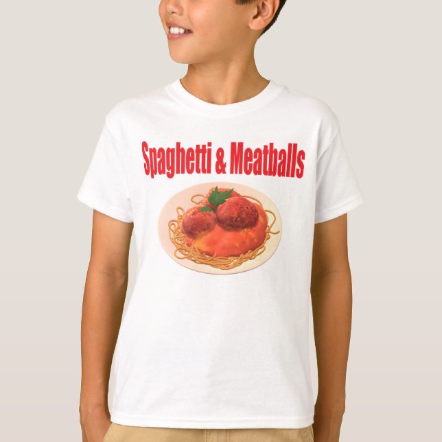 T-shirt Spaghetti & Meatballs (Devant)
