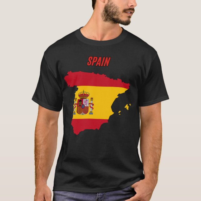 T-shirt spain flag (Devant)