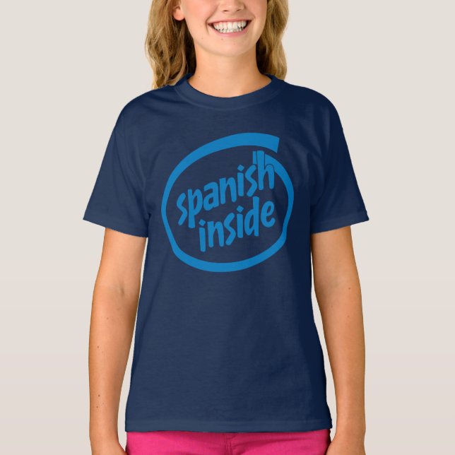 T-shirt Spanish inside (Devant)