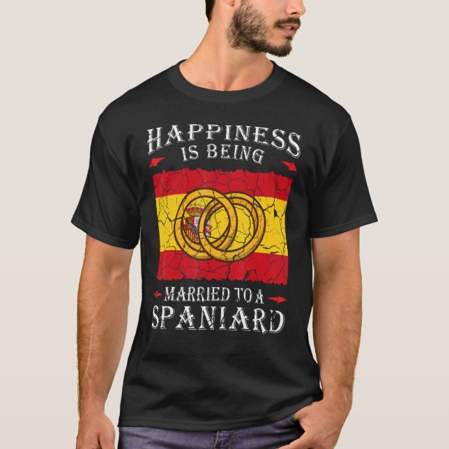 T-shirt Spanish Wedding Kingdom of Spain Roots Spaniard Fl (Devant)