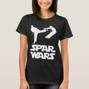 T-shirt Spar Wars Citation Drôle Taekwondo Mma Combattant