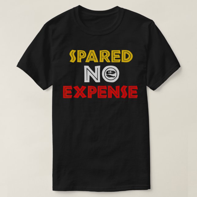 T-shirt Spared No Epense Drôle Mème John Hammond Dit Hu (Design devant)