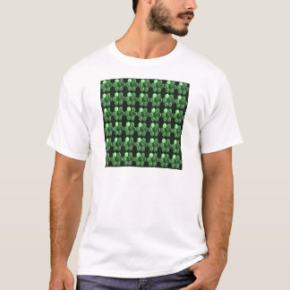 T-shirt Sparkle Hexagon Emerald Green Motif NVN289 cadeaux