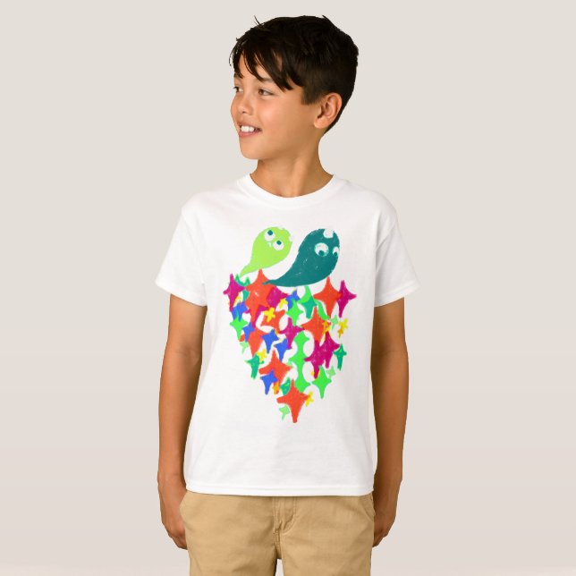 T-shirt Sparkling Yeti Monster (Devant entier)