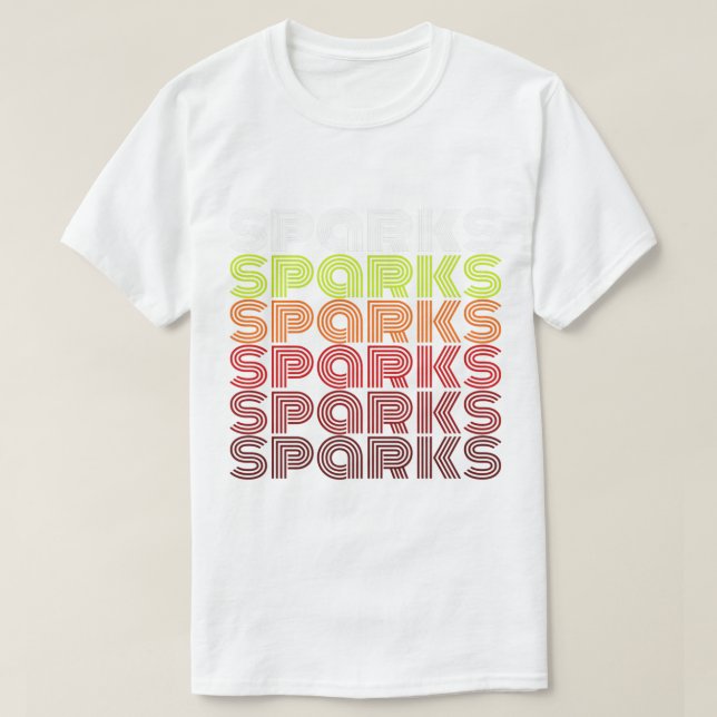 T-shirt Sparks Band Vintage (Design devant)
