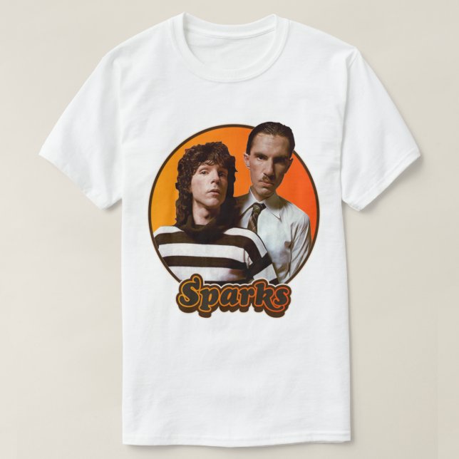 T-shirt Sparks Retro Sparks Band Hommage (Design devant)