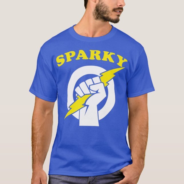 T-shirt Sparky drôle Electrician Sparky (Devant)