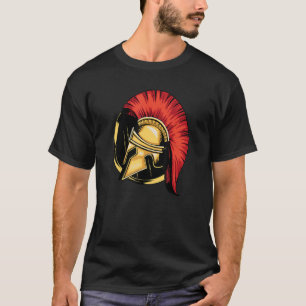 T-shirt Sparta Casque Guerrier Spartacus Spartan Molon Lab