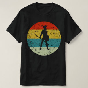 T-shirt sparta guerrier style vinatge rétro les années 70
