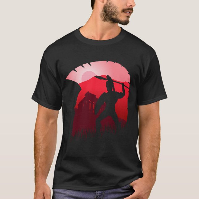 T-shirt Spartan Sunset (Devant)