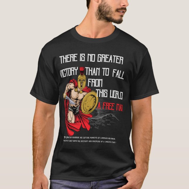 T-shirt SPARTAN warrior (Devant)