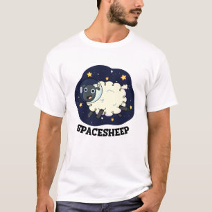 T-shirt Spatial Sheep Funny Astronaut Pun