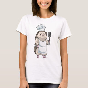 T-shirt Spatule de cuisine de hérisson de cuisson