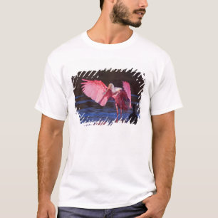 T-shirt Spatule rosée (Ajaia ajaja) avec Cormoran
