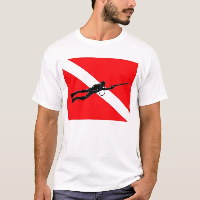 T-shirt Spearfisherman Falg (Devant)